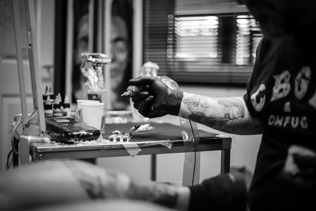 Professional tattoo studio